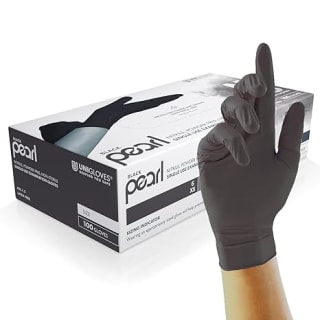 Unigloves Black Pearl Nitrile Gloves – 100 Pack £4.95