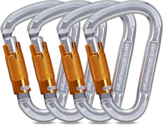 SOB mousquetons d'escalade 25KN (pack de 4) à 15,19€ chez Amazon