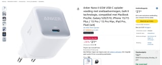 Anker Nano II USB-Oplader voor €21,65