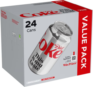 Diet Coke 24 x 330 ml cans for £6.63 at Amazon