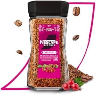Nescafé Reserva Café Soluble Liofilizado de Chiapas (180g) por $76 en Amazon