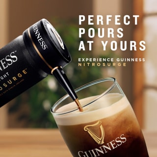 Guinness Draught Nitrosurge Stout Beer Can 4x558ml for £7.95 at Tesco