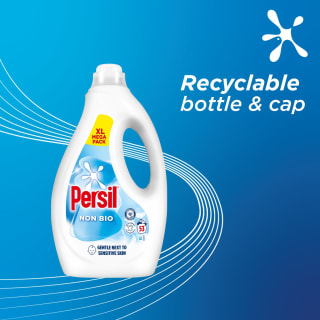 Persil Non Bio Laundry Liquid 53 washes (1,431ml) for £4.80 at Tesco