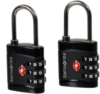 Samsonite Global Ta Lock Combilock 3 Dial Tsa X2 Black por $208.48 en Amazon