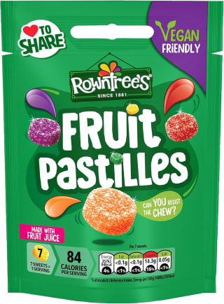 Rowntree's Fruit Pastilles 143g for £0.95 at Amazon