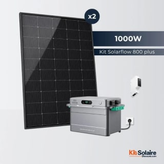 Zendure Kit solaire BiFacial 1000W SolarFlow 800 Plus à 599€ chez Kitsolaire-discount