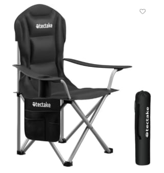 Chaise de camping rembourrée MTX par pièce à 34,90€