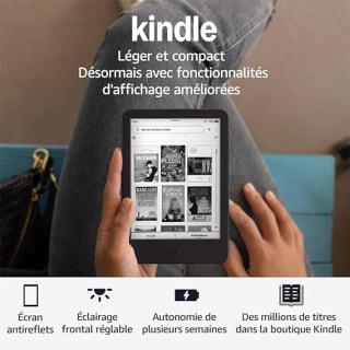 Amazon Kindle (Nouvelle génération) 16 Go - Avec publicités pour 89,99€ chez Amazon
