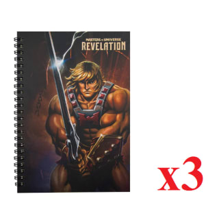 3 x Cuaderno Espiral He-Man Masters del Universo 120 páginas 14,5 x 21 cm por 5.97€
