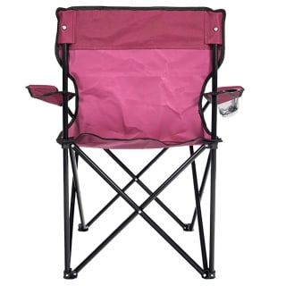 KIRKJUBØUR "Njörd" Chaise de camping vin rouge pour 6,66€ chez Sport-Outlet