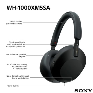 Sony WH-1000XM5SA Over-Ear Wireless Headphones for £174.99 at Costco
