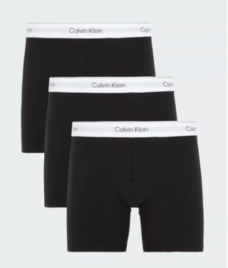 Lot de 3 boxers brief Calvin Klein à 45€