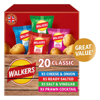 Walkers Classic Variety Pack 20pk £2.95 at B&M