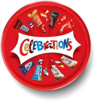 Celebrations Milk Chocolate & Biscuit Bars Assorted Sharing Tub 500g for £3.94
