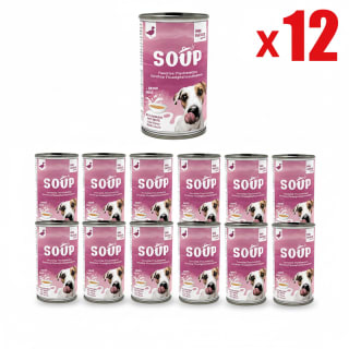 Pack 12 x 185g de Bubimex Nature Sopa De Pato Para Perros por 5.99€
