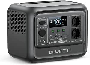BLUETTI Elite 100 V2 Estación de Energía Portátil 1024Wh, Generador Solar por 579€