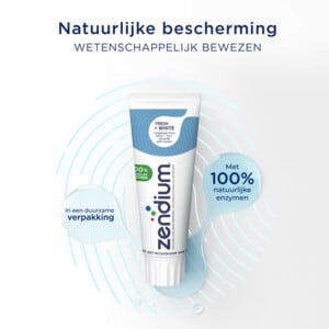 Zendium Tandpasta Fresh+White 75 ml voor €1,99 bij Plein