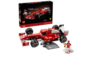 LEGO Icons Ferrari F2004 en Michael Schumacher voor €59,99