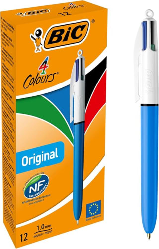BIC 4 Colours Original Medium caja x12 por solo 7€