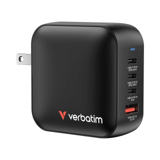 VERBATIM Mini GaN-netlader 100 W, 4 aansluitingen voor €23,99 bij NBB