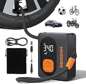 Gonfleur électrique portable pneus Ebossom à 14,24€