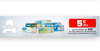 -5€ de Descuento directo por compra de 20€ en Carrefour.