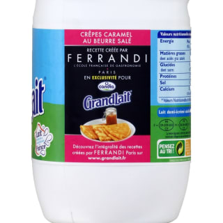 Lait Demi-Écrémé GrandLait (10 x 1 L) pour 11,60€