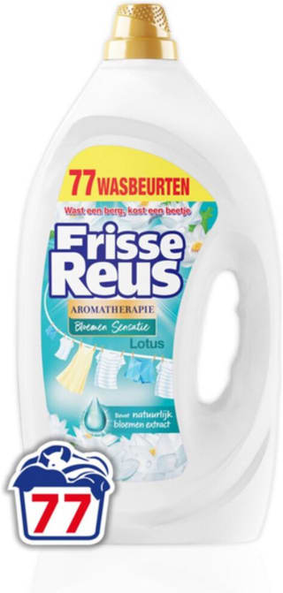 Frisse Reus Gel Lotus vloeibaar wasmiddel (77 wasbeurten) voor €6,98 bij Bol