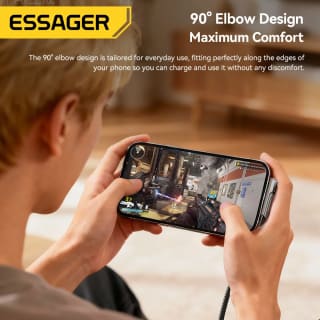 Cable USB tipo C Essager 7A con pantalla digital 2m por $63 en AliExpress