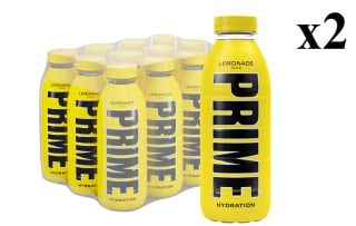2 Packs de 12 x500ml de Prime sabor Limonada por 9.98€