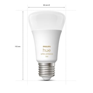 Philips Hue White ambiance starterkit (2× E27 1100 lm) voor €60 bij Philips Hue