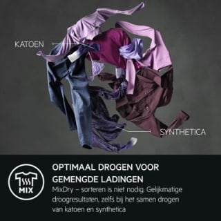AEG 7000 SensiDry warmtepompdroger 9 kg TR739GP4B voor €449 bij iBOOD