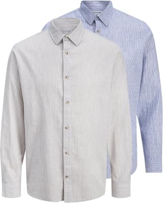 JACK & JONES Jjesummer Linen Blend Shirt (pack de 2) por 24,17€