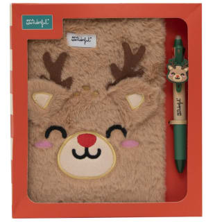Set de libreta A5 de borreguito + boli multicolor Reno de Mr. Wonderful por 9.95€