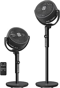 Ventilateur sur Pied Silencieux Songmics 20 dB, avec Télécommande XFC002W1EU à 79,99€