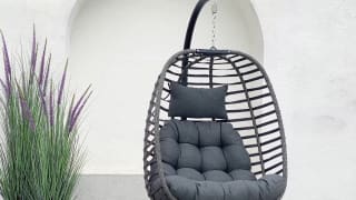 terrabeta stalen hangstoel met kussen voor €129,99 bij Joybuy