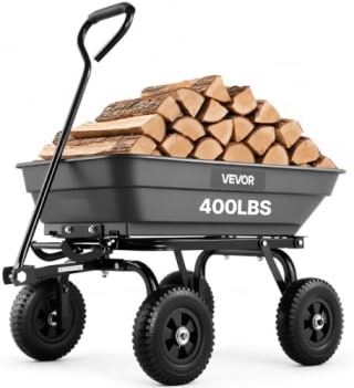 VEVOR GC-018A chariot de jardin basculant pour 57,06€ chez Amazon