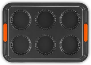 Le Creuset bakvorm voor 6 tartelettes voor €19,25 bij Amazon