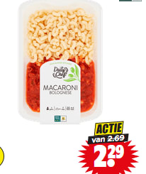 Alle Daily Chef Italiaanse maaltijd voor €2,29 bij Dirk