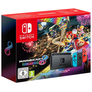 Pack Console Nintendo Switch + le jeu Mario Kart 8 Deluxe à 209€ chez E.Leclerc
