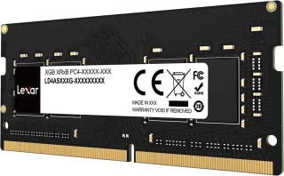 Lexar LD4AS008G-B3200GSST 8GB DDR4 3200MHz SODIMM voor €36,78 bij Amazon