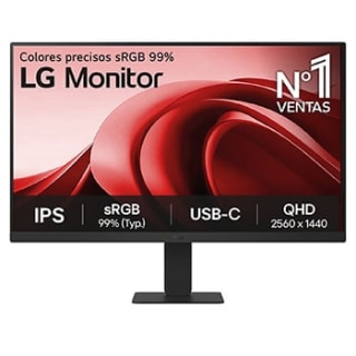 LG Monitor 24U631A-B 24'', QHD, IPS, 100 hz, USB-C por 113.06€