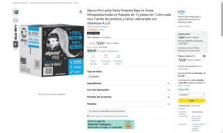 Alpura Pro Leche Extra Proteína por $359 | Oferta Amazon