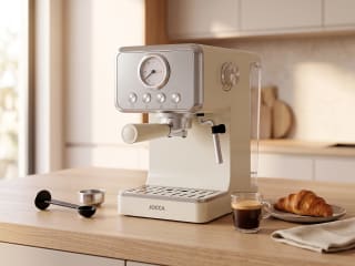 Cafetera espresso manual retro 1,7 L por 59,99€