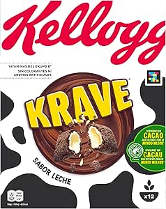 Kellogg's Krave sabor leche pack 3x375g por 8,32€