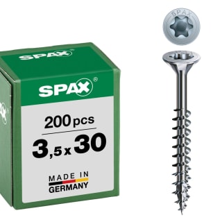 SPAX Universele schroef 3,5 x 30 mm (200 stuks) voor €4,99 bij Amazon
