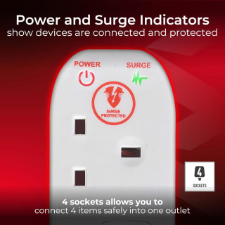 Masterplug Four Socket Extension Lead for £6.65 at Amazon