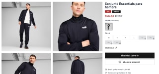 Conjunto Essentials para Hombre por $575 | Puma