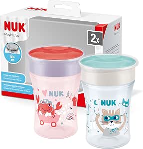 2 unidades NUK Magic Cup vaso antiderrame Borde a prueba derrames 360° por 14.69€