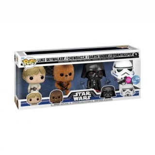 Funko Pop Star Wars Blister 4 Figuras por 29,99€